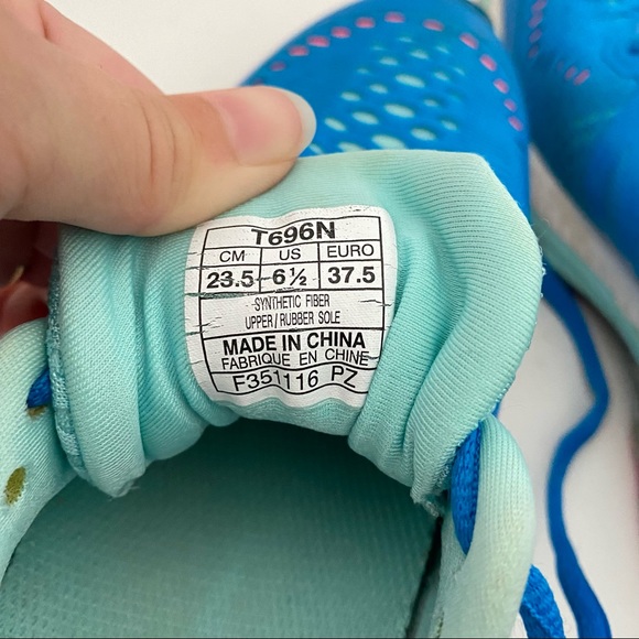 ASICS Womens Gel-Kayano 23 Running Shoe in Diva Blue/Silver/Aqua Splash size 6.5 - Picture 12 of 14